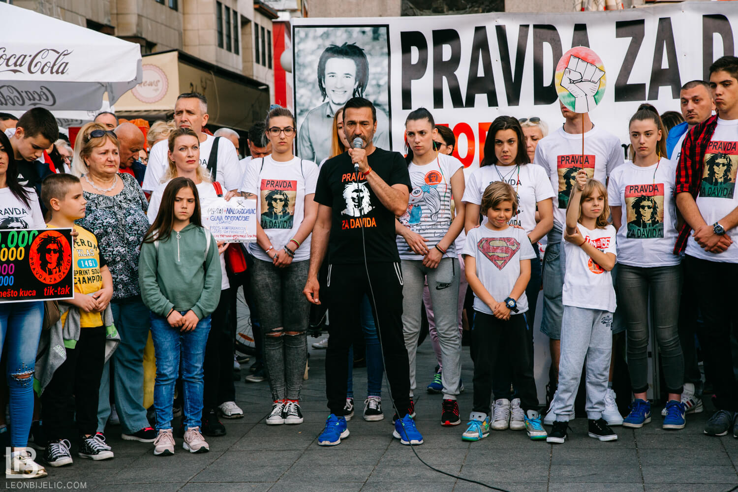 Pravda za Davida - Banja Luka - Protesti - Davor Dragičević - Foto Leon Bijelic / Trg Krajine Banja Luka, 5. maj 2018. godine