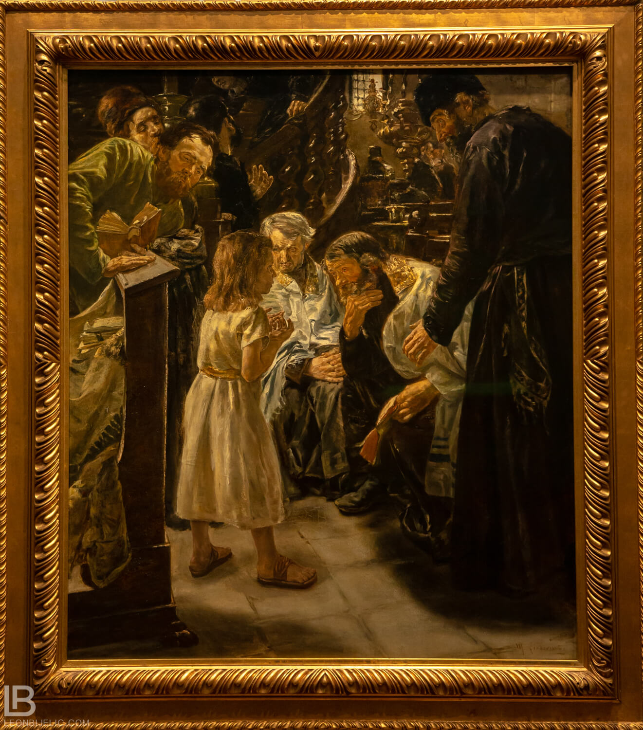 KUNSTHALLE MUSEUM - HAMBURG - PHOTOS BY LEON BIJELIC - Germany - Kunst - Art - Painting - Max Liebermann - The Twelve-Year-Old Jesus in the Temple - 1879 - Oil on canvas