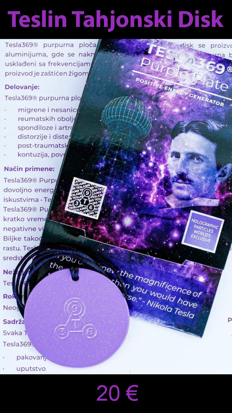 Teslin Tahjonski Purpurni Disk - Cene Cijena - kontakt info - Prodaja
