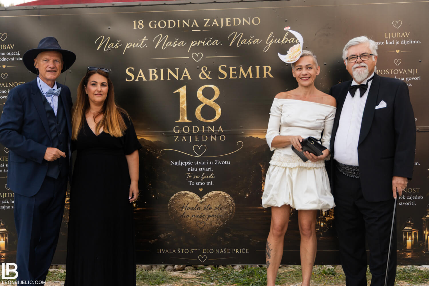 18 godina ljubavi - Semir Osmanagić i Sabina Osmanagić - Nikola Čanak - Park Ravne 2 - Gala večera